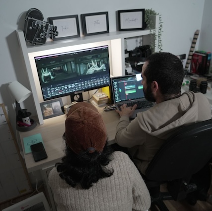 Equipo de edición de vídeo